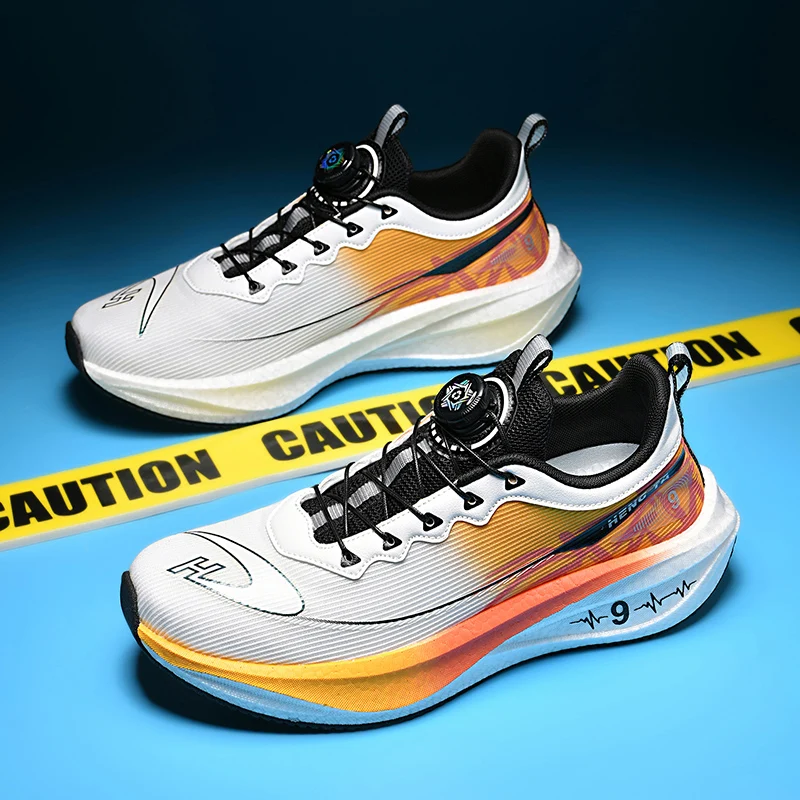 New professional carbon sports training shoes Outdoor non-slip shock-absorbing tennis shoes Summer men's running shoes