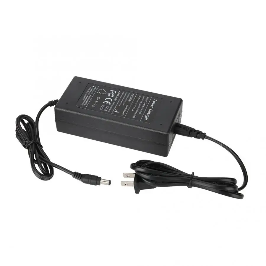 Chargeur de pipeline pour batterie articulation ion 48V, 54.6V, prise CC, connecteur pour batterie lithium Ebike 48V 13S