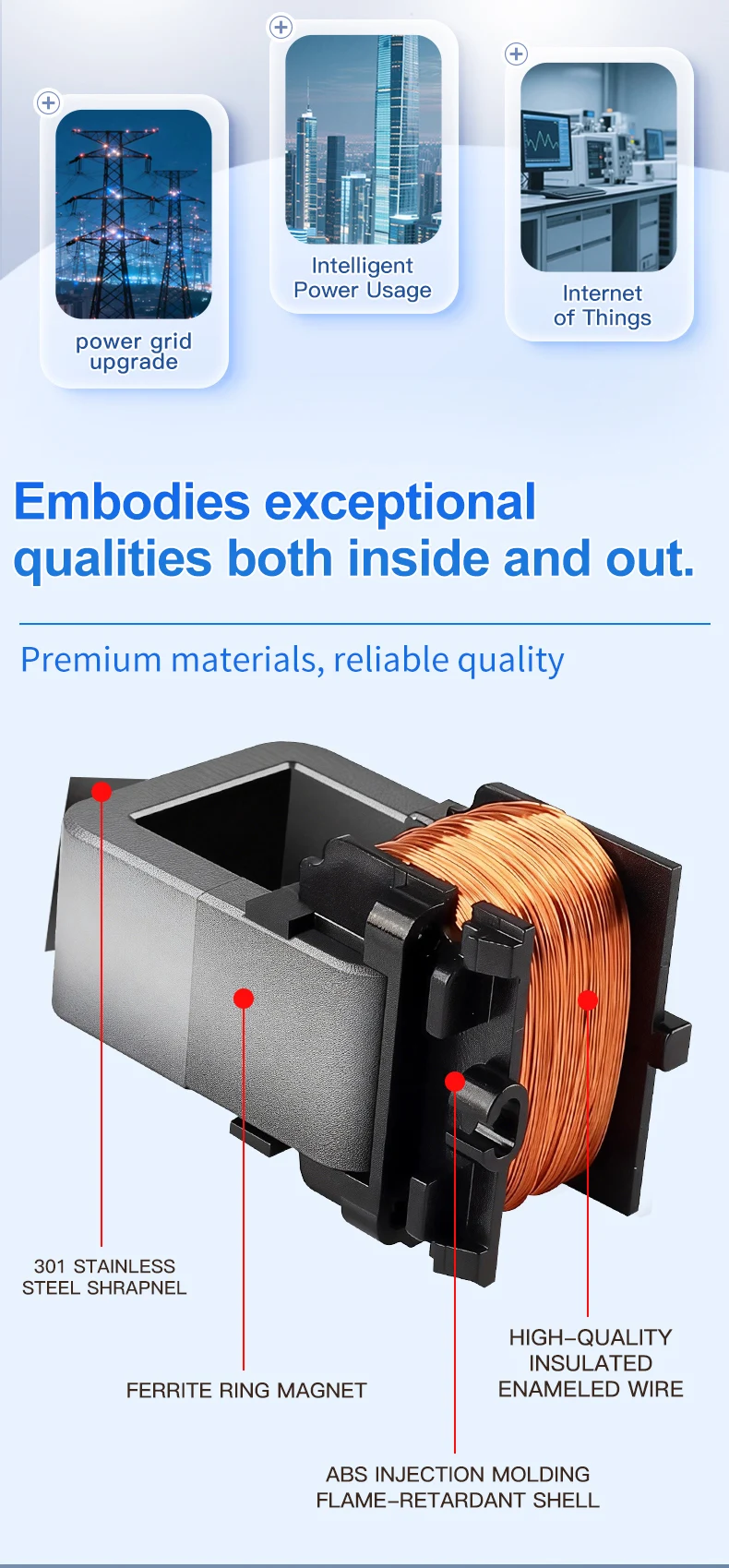 Split Core CT Current Transformer Factory QNCTK1-16 100A 333mV 60A 50A 1V 30A 20A 5A 1A 0.333V 100A/50mA Clamp ct Current Sensor