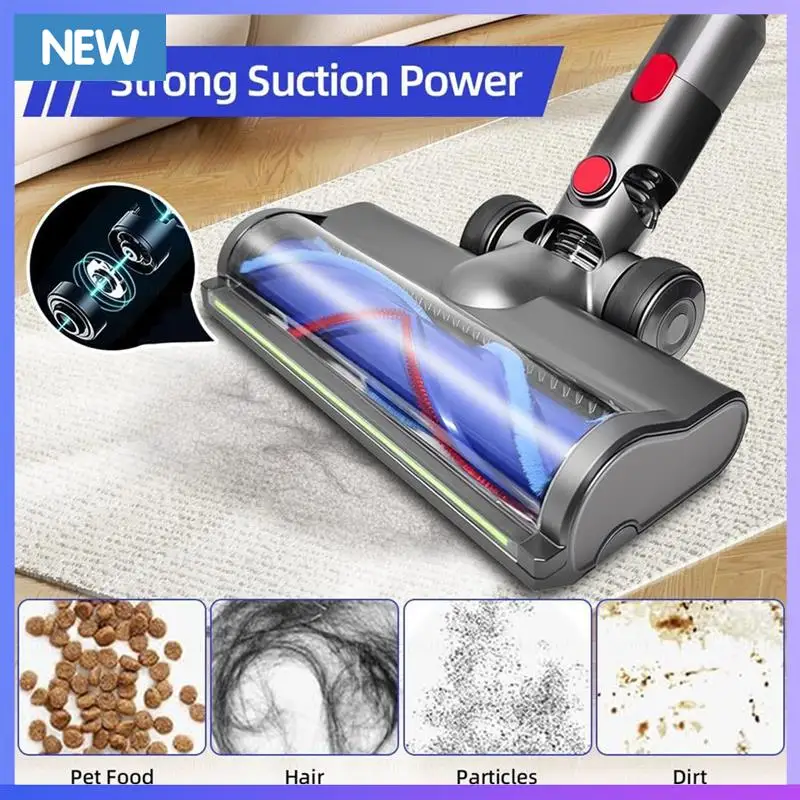

A60P Quick Release Cleaner Head For Dyson V7 V8 V10 V11 V15 Vacuum Attachments With LED Headlights For Hardwood Floor Carpets