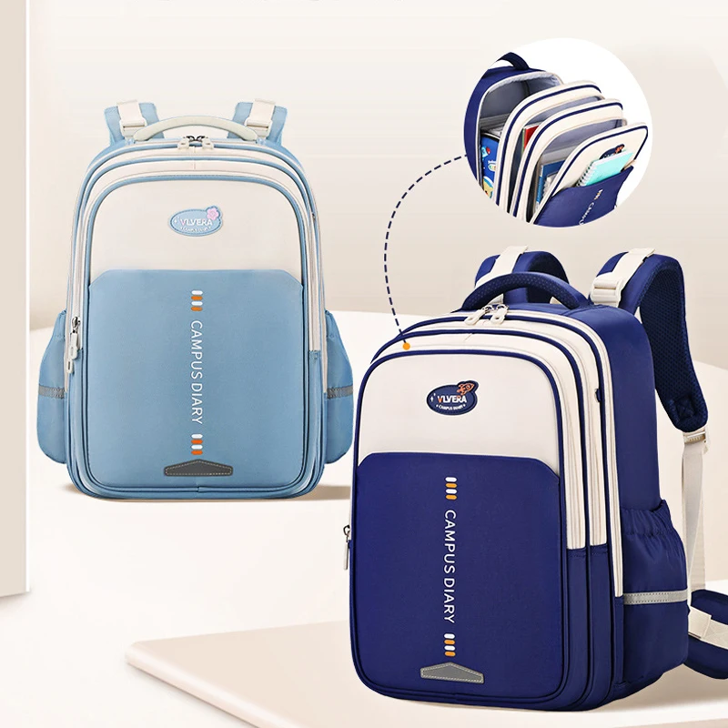 

Korean style casual simple style School Backpack for Girls Backpack for Kids Elementary Middle School Students Bag for Ages 6-12