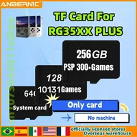 TF Card For ANBERNIC RG35XX Plus Memory Card Preloaded Game 256G 300+ PSP Games Retro Handheld Game SD Card PSP  PS1  64G 128G