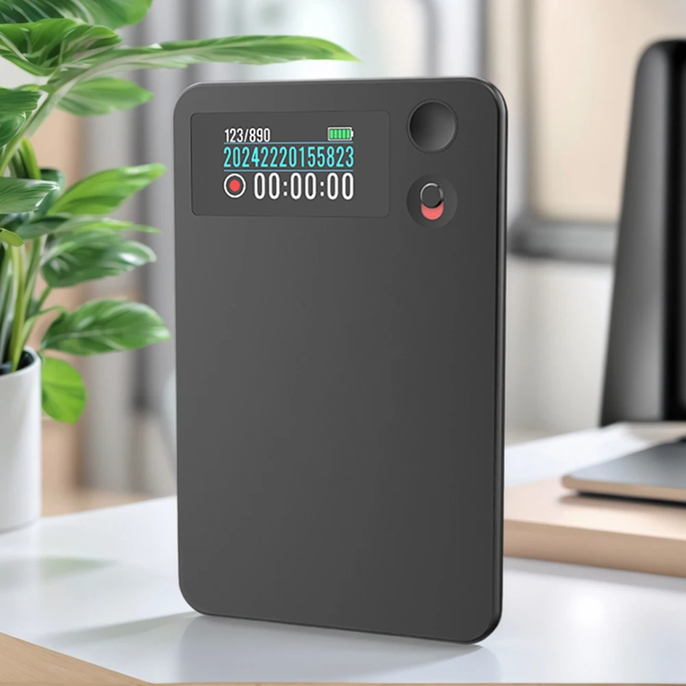 ChatGPT AI Voice Recorder BT Connection Transcribe & Summarize Recorder APP التحكم المحمول مسجل الصوت لسفر الأعمال