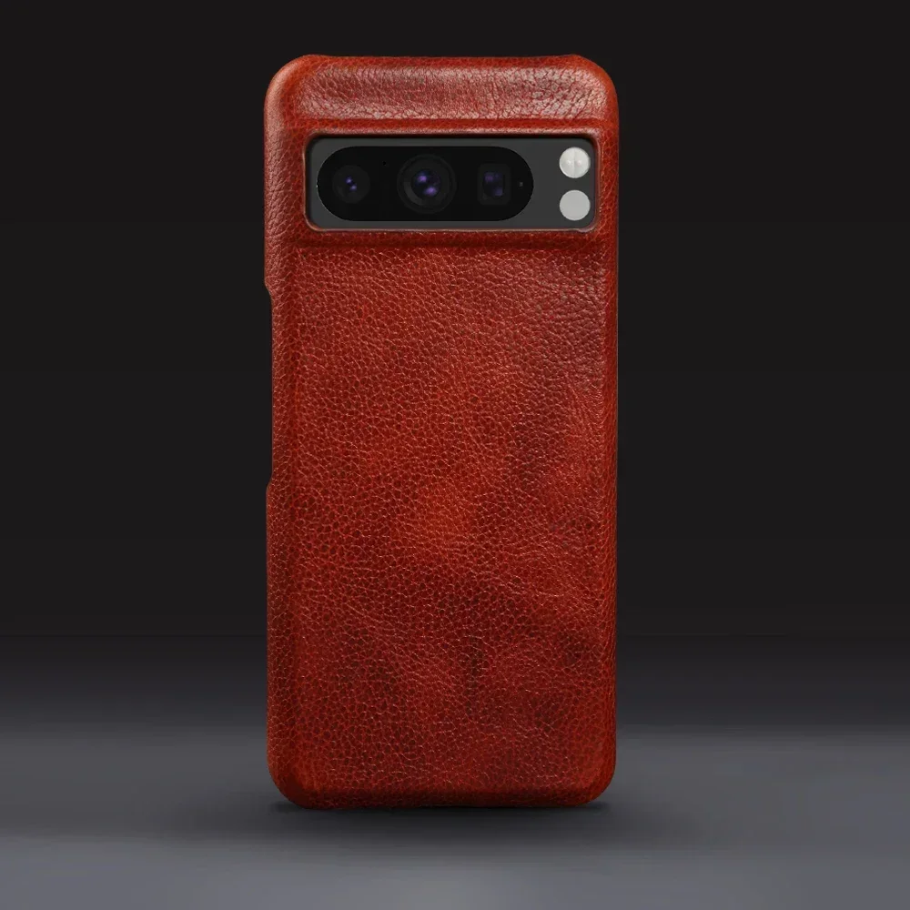 Premium Cowhide Genuine Leather Case For Google Pixel 8 Pro 7 6Pro 7A 6A 5A Phone Cover Housing Protection Funda Back Shell capa