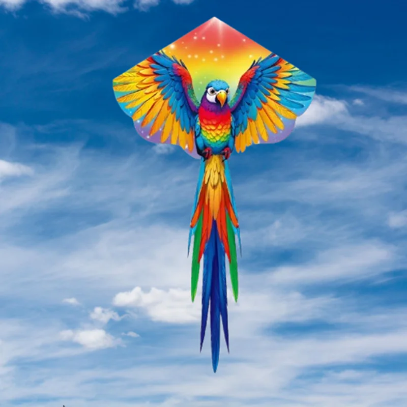 free shipping parrot kite for adults inflatable show kite Outdoor play fun toys ripstop nylon fabric kite flying parrot kite koi