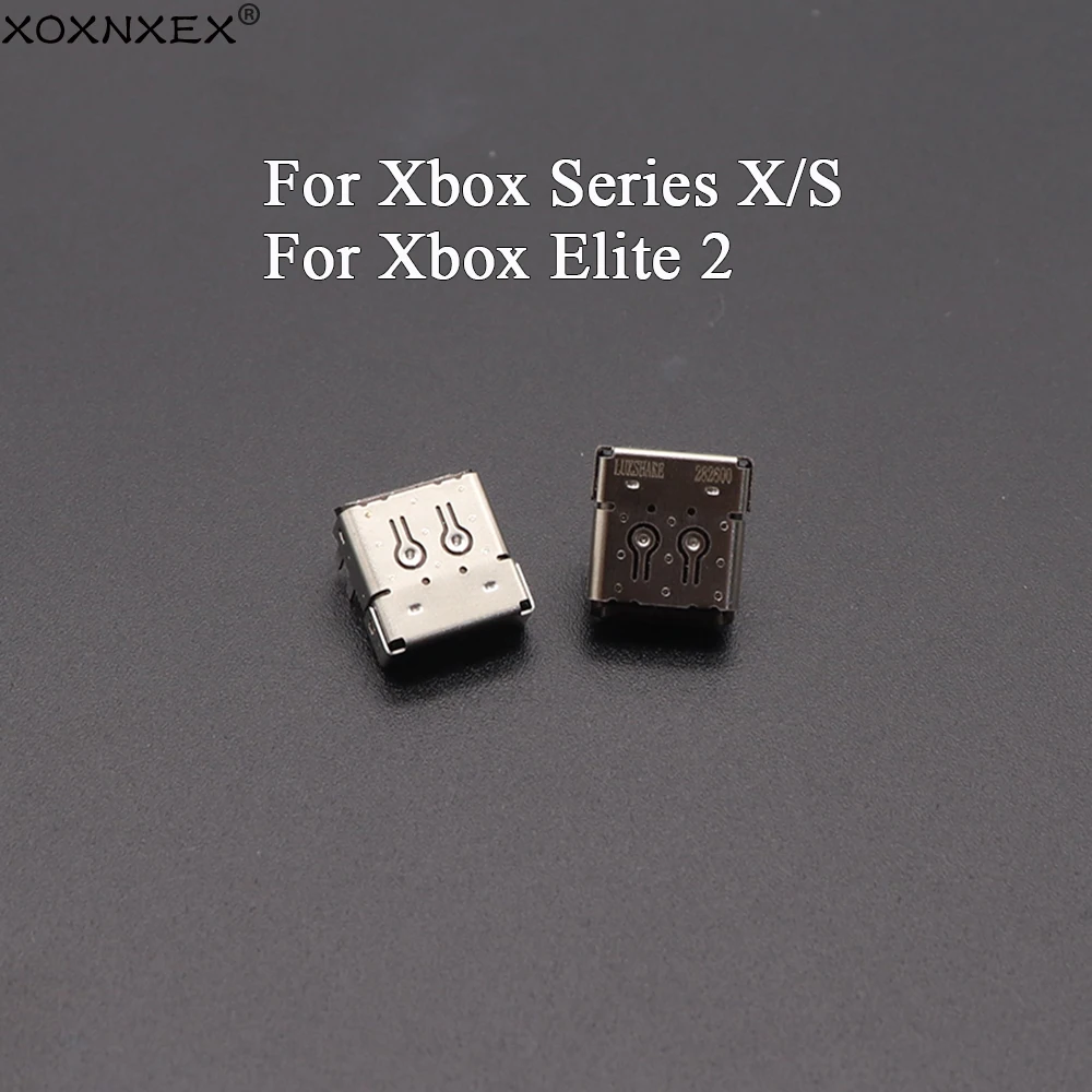 XOXNXEX 1-10PCS Xbox 시리즈 X S Type-C 충전기 소켓 포트 컨트롤러 Xbox Elite 2 인터페이스 USB 충전 커넥터