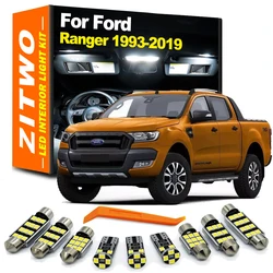 ZITWO Canbus LED Interior Reading Light Kit For Ford Ranger 1993- 2013 2014 2015 2016 2017 2018 2019 Car LED Bulbs Accessories