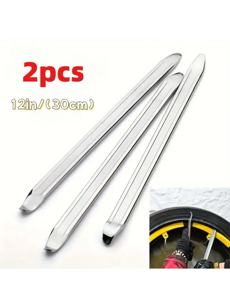 AliExpress NONE 1pc Steel Tire Lever Tool,Suitable for Bicycle,Motorcycle Replacement,Anti-Rust Coating,Universal Tire Repair Essential Tool.