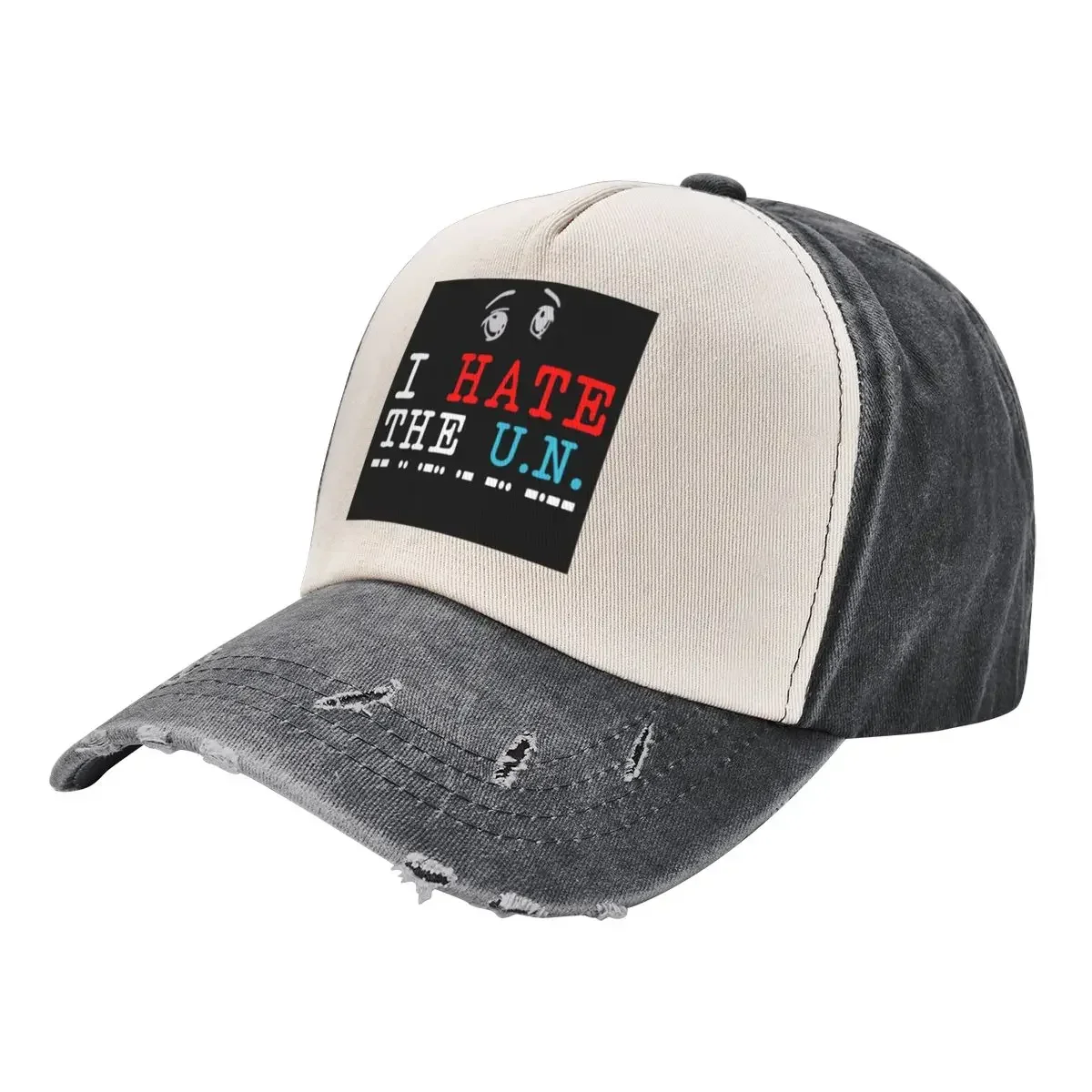 (READ DESCRIPTION) I HATE THE U.N. Cowboy Hat Hat Beach Sun Cap Hats Hats For Women Men's