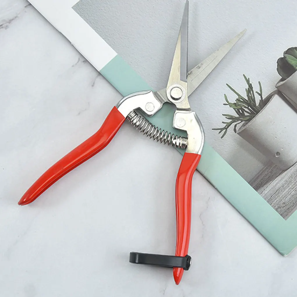 Stainless Steel Rust-Resistant Garden Shears - Pruning Tool For Trees Lightweight Easy To Use Garden Scissors Hand Tools