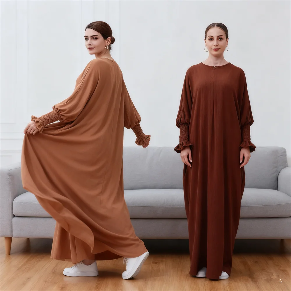 

Ид Джеллаба скромный химар Абая мусульманское женское платье макси молитвенная одежда Дубай ислам арабский кафтан халат одежда Рамадан Джалабия