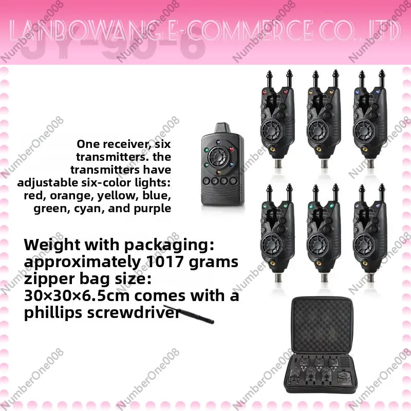 JY-90 European Carp Fishing Wireless Electronic Alarm Long Range Bite Alert for Angling Accessories