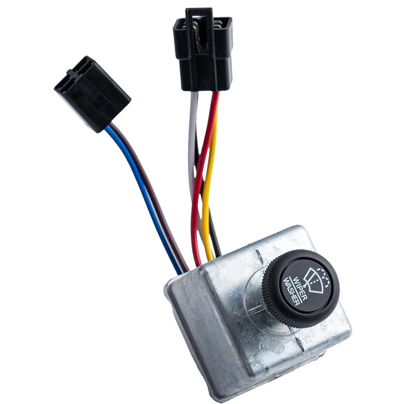 

Wiper Switch with Knob For Peterbilt 220 378 379 387 Replaces# 7560026 75600-26 6-Lead Knob Wiper Control Switch