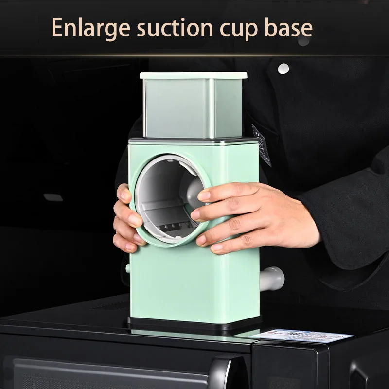 Affettatrice a vibrazione a mano affettatrice a grande capacità grattugia rotante per limone schiacciatore a tamburo