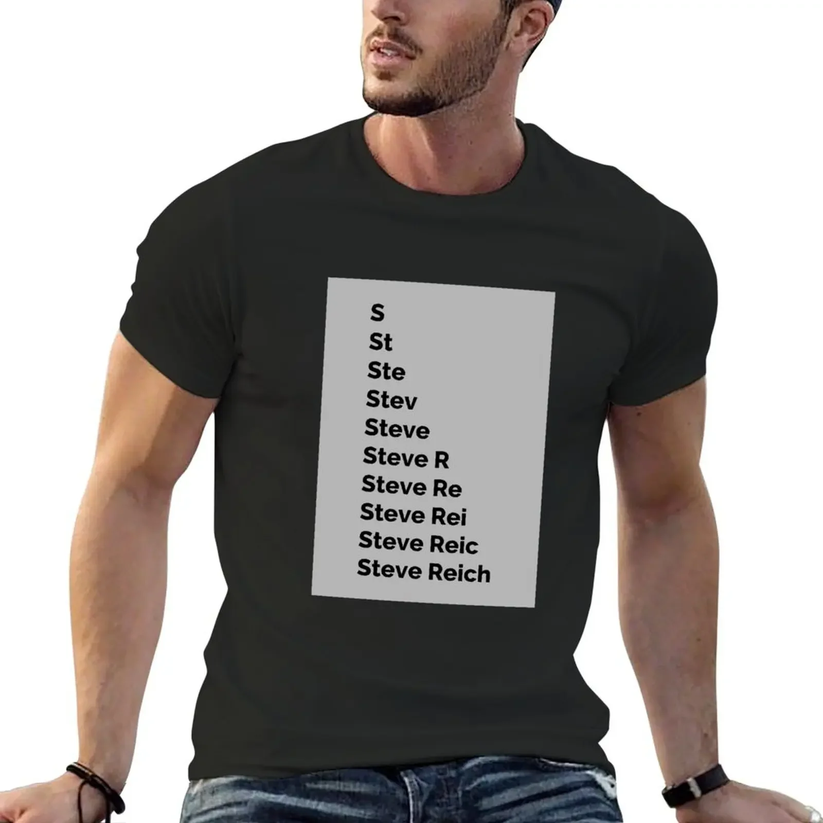 Steve Reich T-Shirt customs design your own sublime mens shirts graphic tee