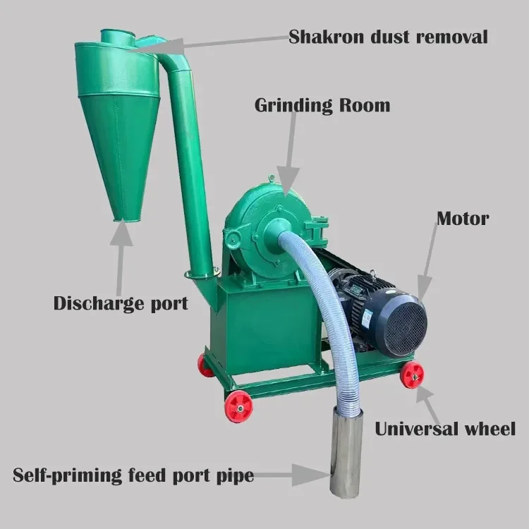Automatic Electric Corn Maize Mill Grinder Machine Rice Grain Grinding Machine Chili Soybean Wheat Crusher