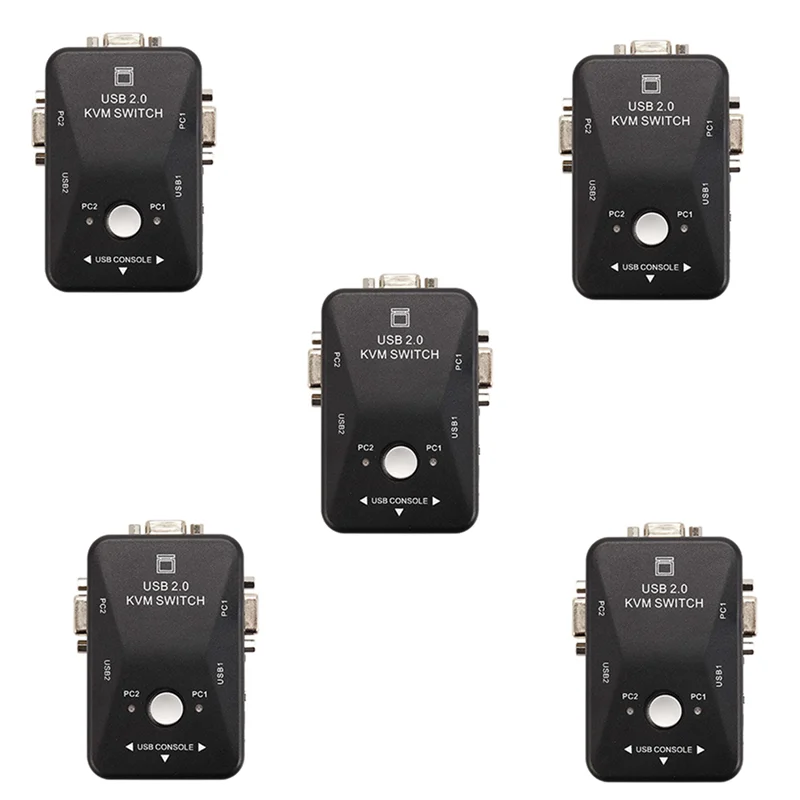 5X USB KVM-переключатель 2-портовый коммутатор Vga Svga USB 2.0 Мышь Клавиатура 1920X1440 Коробка переключателей 5X USB KVM-переключатель 2-портовый коммутатор Vga Svga USB 2.0 Мышь Клавиатура 1920X1440 Коробка переключателей