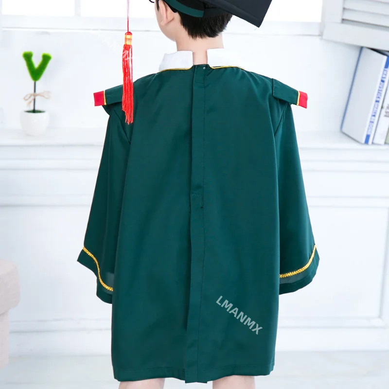 Nouvelle robe DocEffecess du 1er juin pour enfants, robe de spectacle de chœur de maternelle, robe de graduation pour célibataire