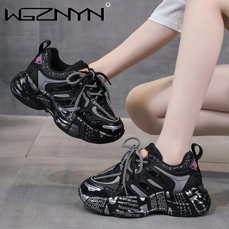 

Autumn 2024 New Ladies Fashion Casual Shoes Lightweight Non-Slip Shoes Outdoor Shock Absorption All-Match Women Colorful Sneaker