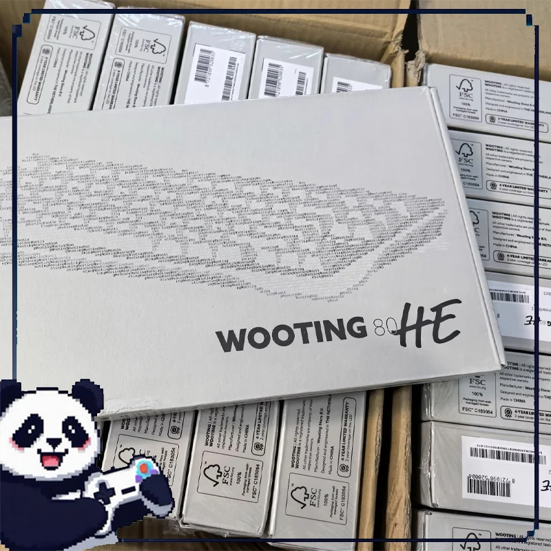 Магнитный переключатель Wooting 80HE, механическая клавиатура, игровая клавиатура, 8000 Гц, RGB Valorant, FPS, геймер, ПК, настольные аксессуары, клавиатура