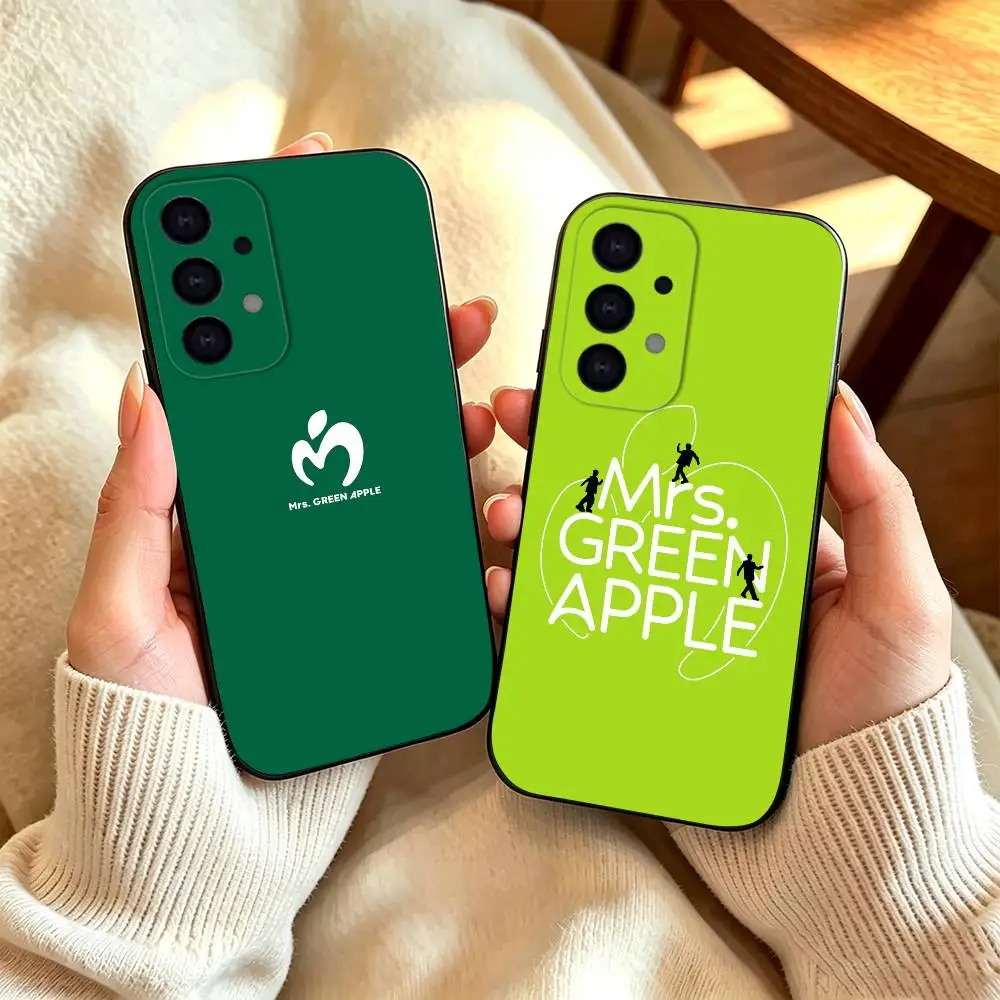 M-Mrs GREEN APPL MGA Phone Case For Samsung S26,S25,S24,S23,S22,S21,S30,Ultra,Plus,Fe,Lite,Note,10,Black Cover