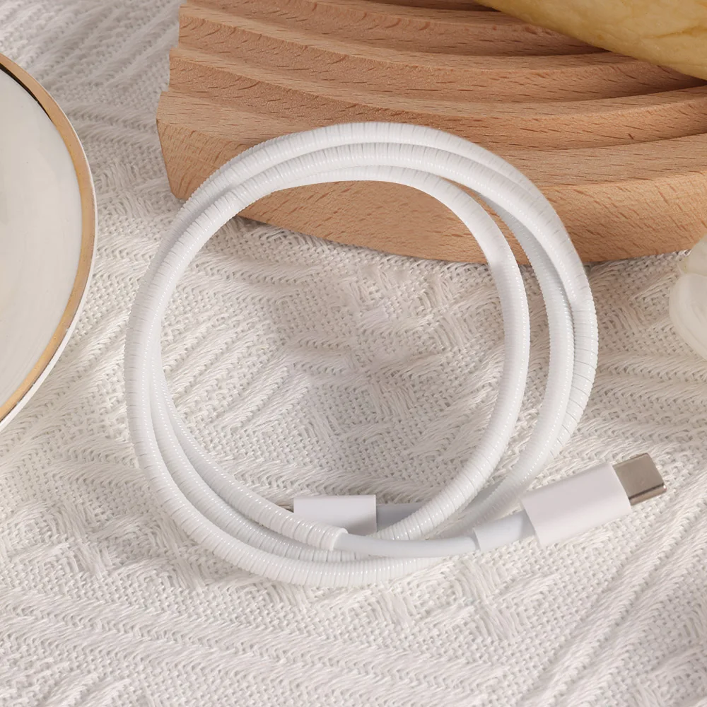 Silicone Charger Protective Case Solid Color Shockproof Dust-proof Charge Cable Wrap Protection Cover For iPhone 16 17 18W-20W