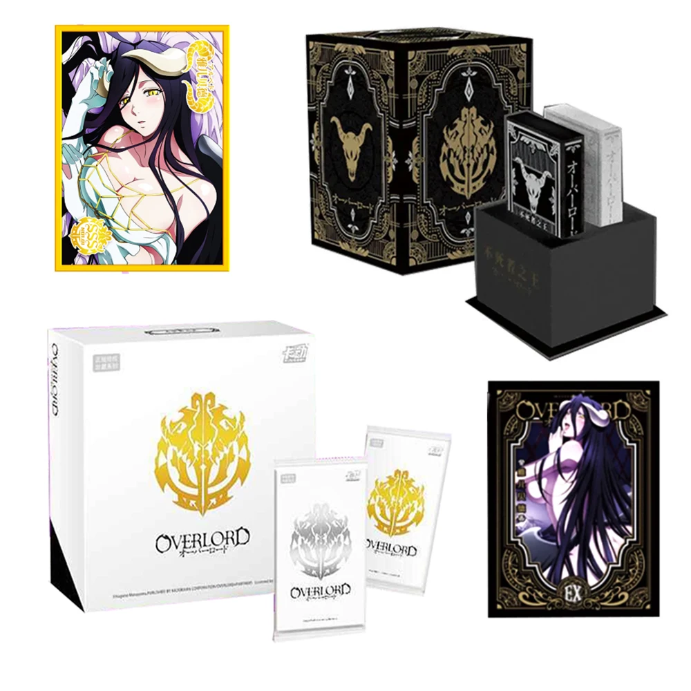 Anime Overlord Collection Card Albedo Tcg Game Card Sp Mx Qr Ssp Sleeve Kawaii Hobbies Collectibles Game Anime Gift Toys