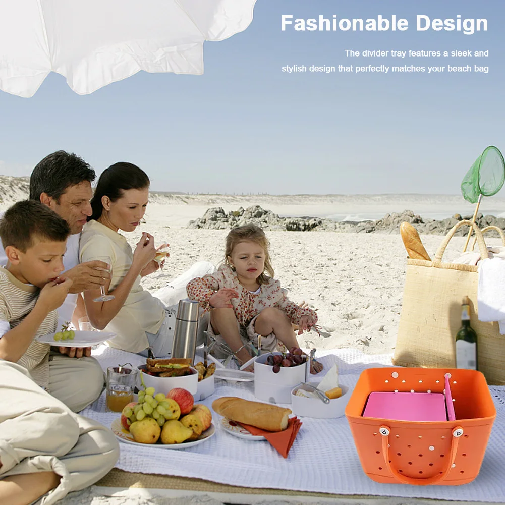 Vassoio organizer compatibile con inserto vassoio borsa Bogg per divisori borsa da spiaggia per borsa grande Bogg X per accessori borsa da spiaggia Bogg