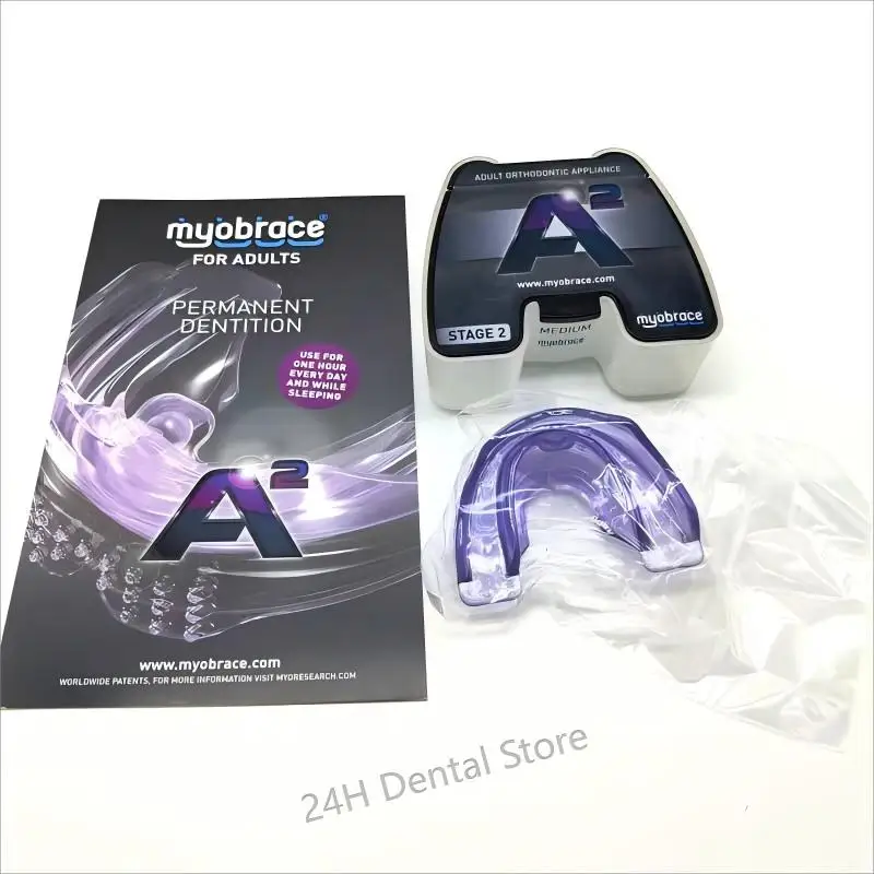 

Dental MRC Myobrace Orthodontic Brace A2 (Medium and Large) for Adults For Deep Bite/Mixed Dentition Orthodontic Teeth Trainer