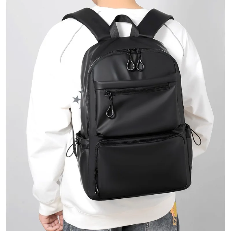 حقيبة ظهر رجالية مضادة للسرقة ومقاومة للماء، حقيبة ظهر كاجوال للأعمال، حقيبة ظهر للكمبيوتر المحمول للسفر في أسبوع الكلية #4