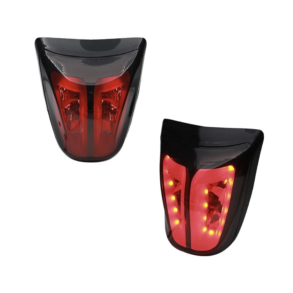 

Black sequential indicator turn stop brake function tail light for vespa sprint primavera light