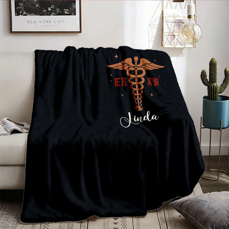 Correctional Nurse Flannel Blanket, Correctional Nurse Flannel Throw