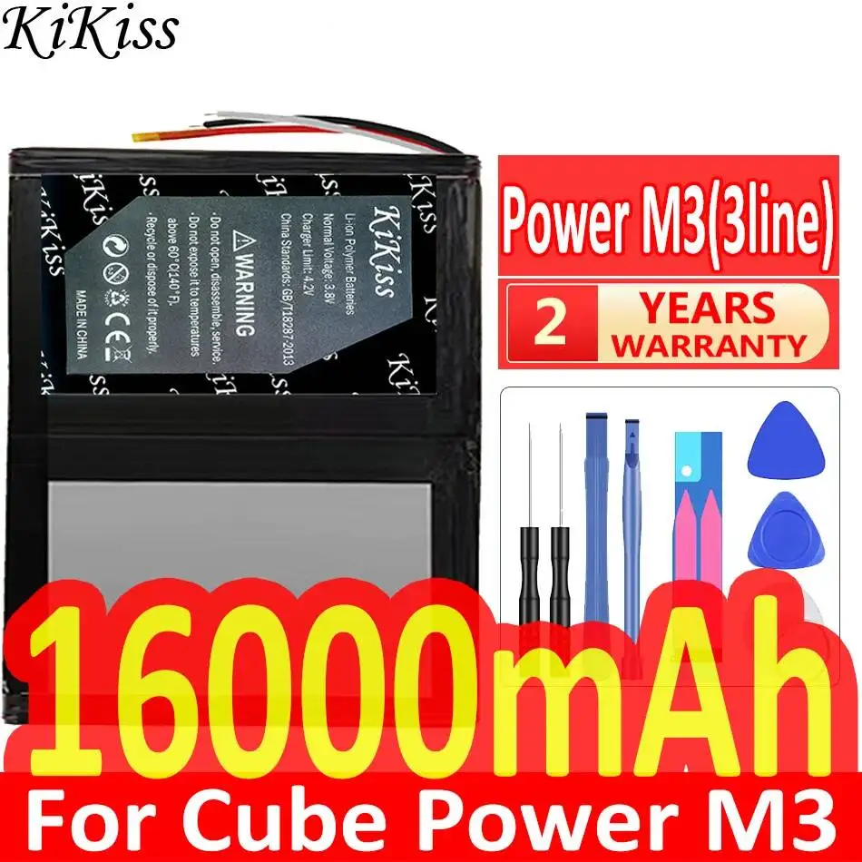 

For Alldocube Cube Power M3 Tablet PC M3 3 Wires Tablet Battery Safe 16000mAh