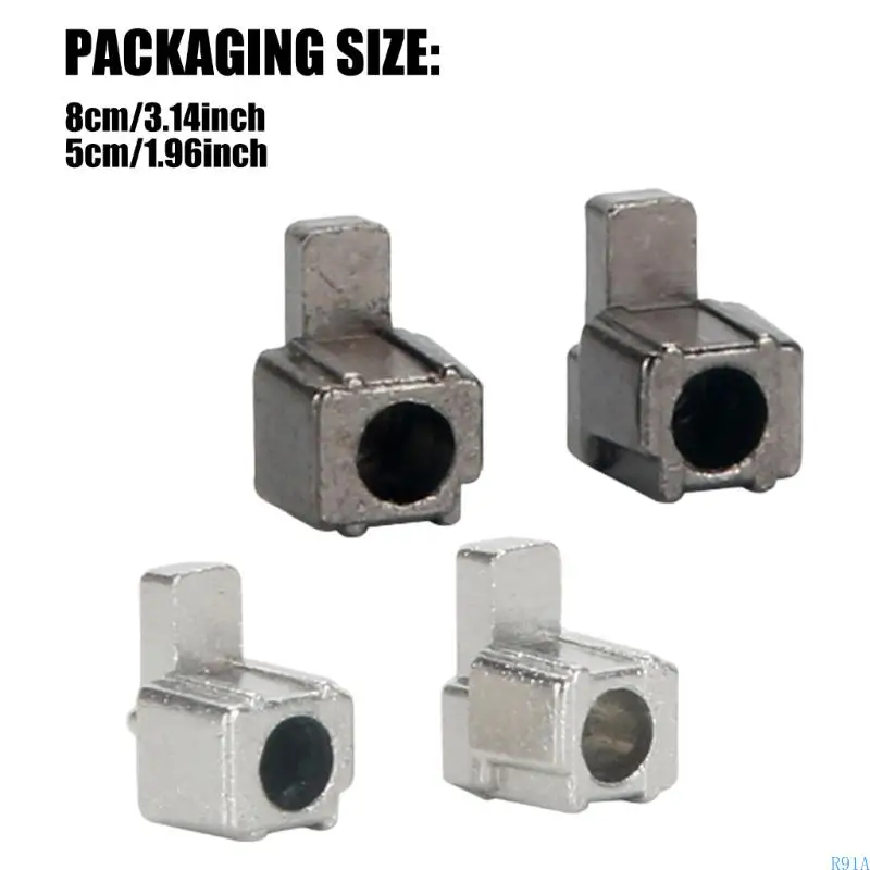 R91A левый правый металлический ползунок пряжки защелки фирмы для контроллеров, упаковка из 2