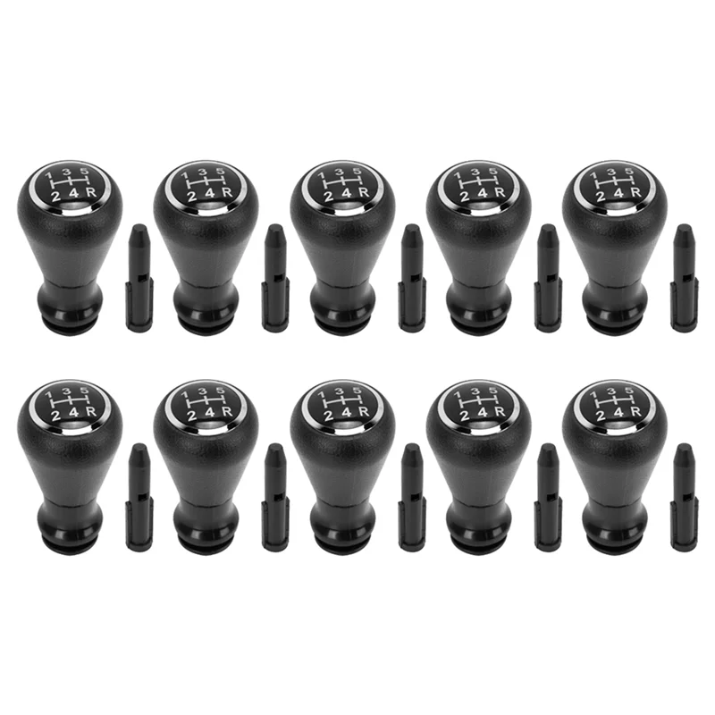 

10X Car 5 Speed Gear Stick Shift Knob Head For 106 107 205 206 207 405 For Citroen C1 C3 C4