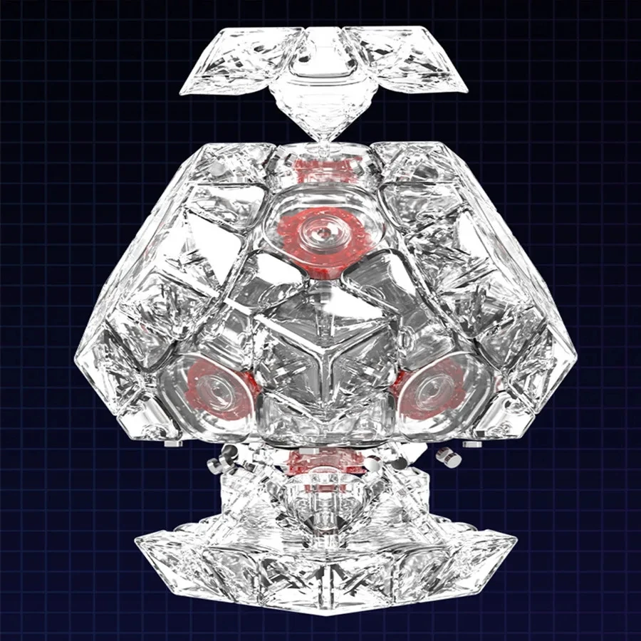 Sengso 3x3 Magic Cube Yufeng Maglev Magneitc Megaminx Magic Speed Cube Stickerless 3x3 Professional Puzzle Toys Children's Gifts