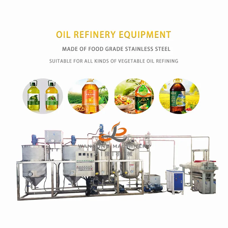 Large Scale Palm Oil Milling Plant Edible Oil Refining Machine Vegetable Oil Refinery