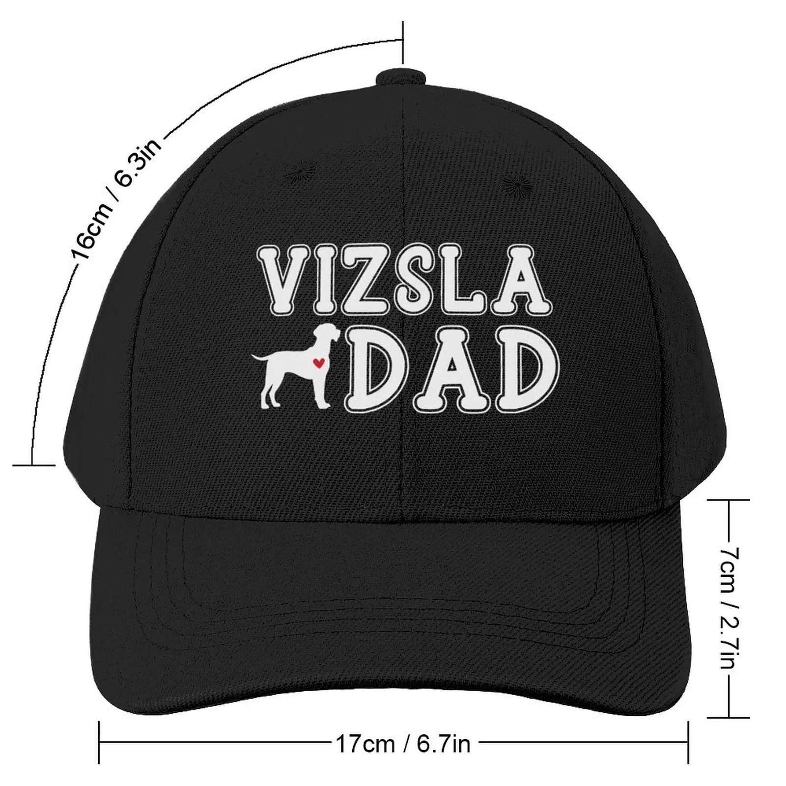 Vizsla Dad Baseball Cap Golf Wear Streetwear Women's Hats Men's