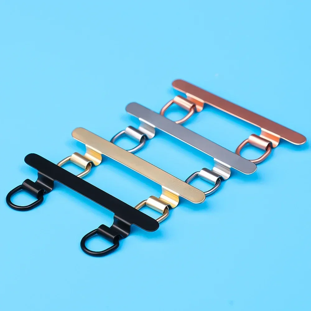 New Ultra-thin Stainless Steel Phone Tether Patch Replacement Phone Straps Gasket Sturdy Cellphone Safety Metal Connect Piece