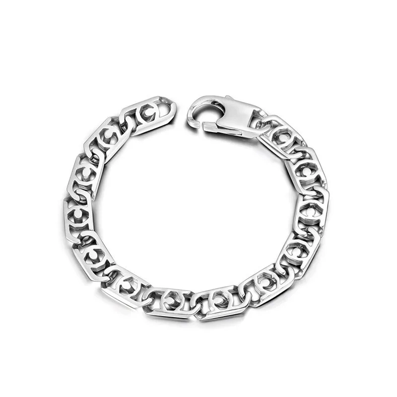 سوار مجوهرات التجارة الخارجية، مجوهرات عصرية من الفولاذ المقاوم للصدأ، سوار على طراز الطالب المجوف، مجوهرات بسيطة CE063