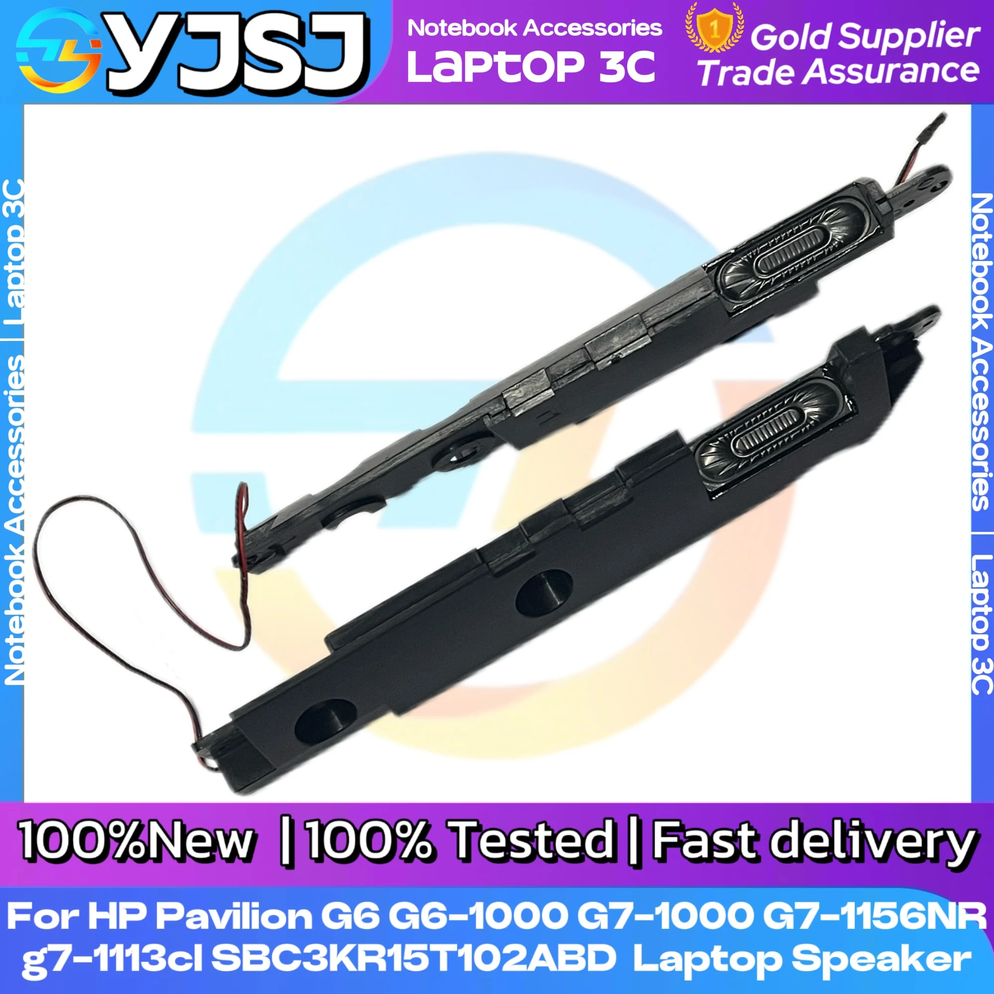 New laptop builtt-in speaker for HP Pavilion G6 G6-1000 G7-1000 G7-1156NR g7-1113cl SBC3KR15T102ABD laptop notebook speaker