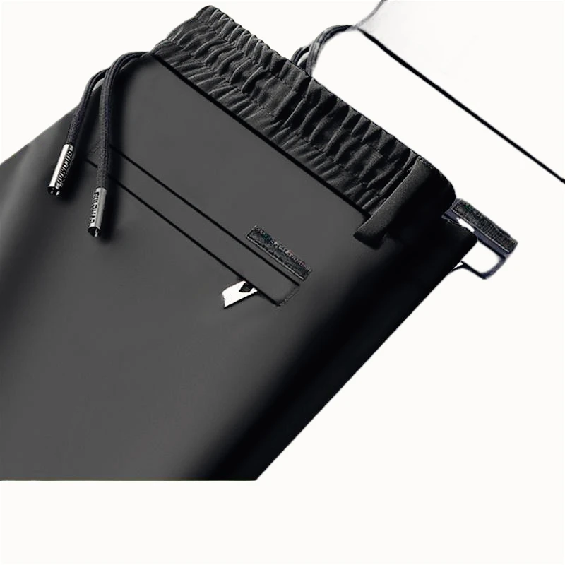 Invisible Crotch Pants Autumn and Winter Genuine Thick Velvet Men's Casual Pants Warm and Windproof Sweatpants Jogger