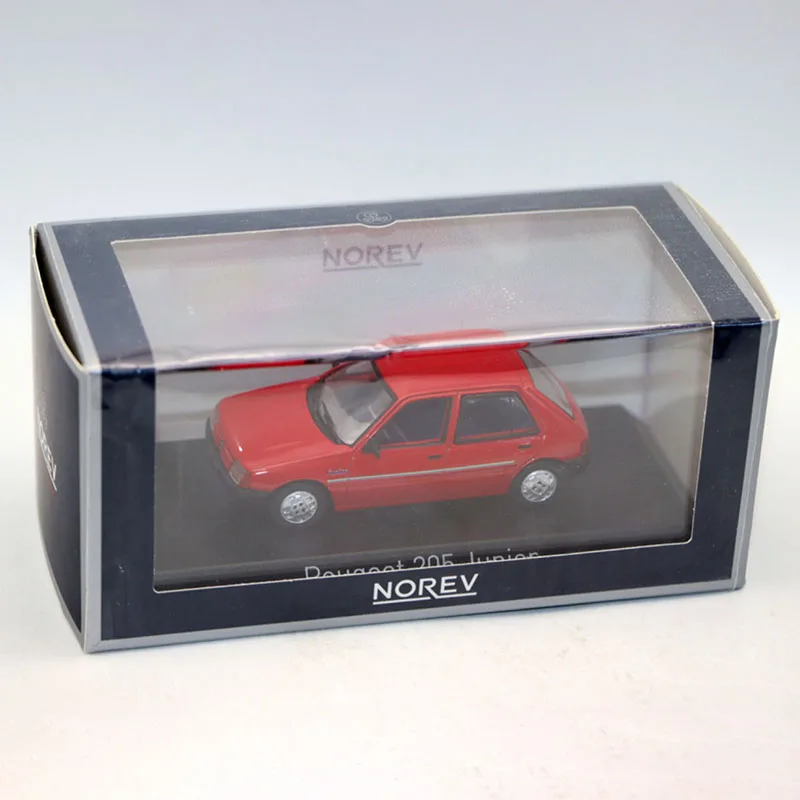โมเดลรถเหล็ก Norev สเกล 1:43 รุ่น 205 จูเนียร์ ของสะสมสำหรับผู้ใหญ่ ของที่ระลึก ของขวัญ แบบตั้งโชว์