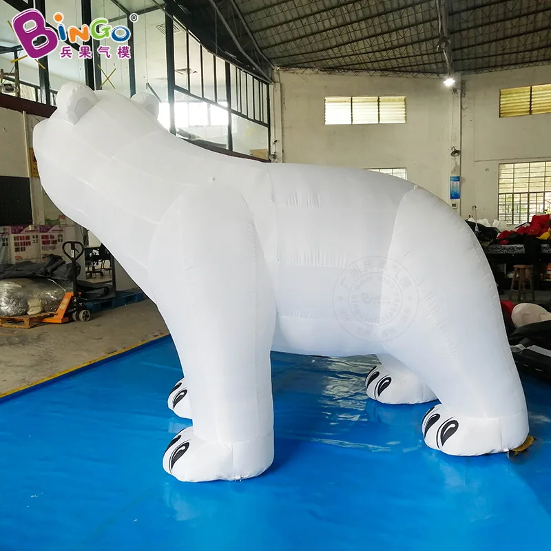 New Arrival Lovely Inflatable White Bear Balloon Model For Park Activity Decoration/Inflatable Polar Bear For Advertising