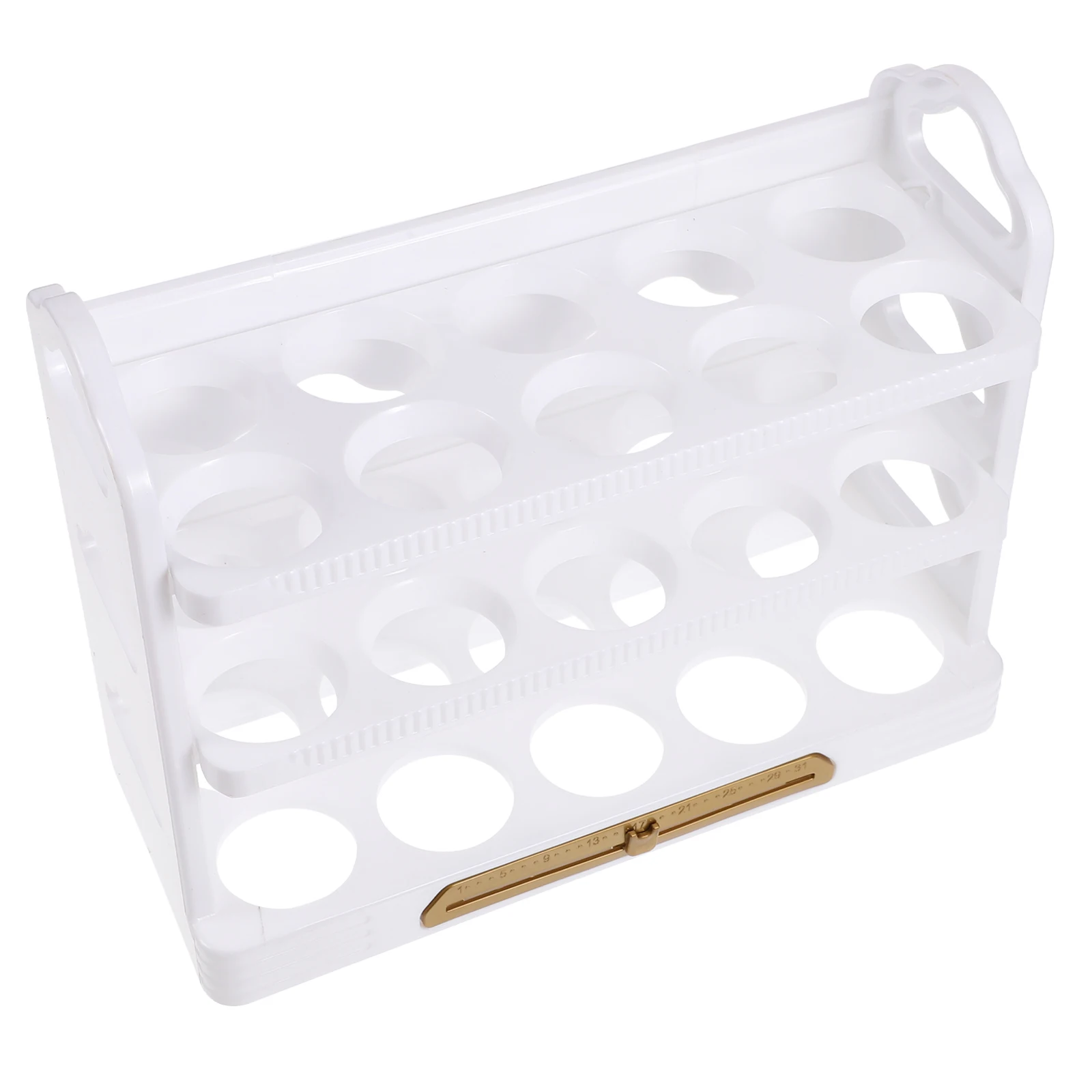 

Vertical Egg Storage Tray Organizer Container For Home Kitchen Fridge Multi-Grids Stable Bottom Reusable Plastic Household Egg