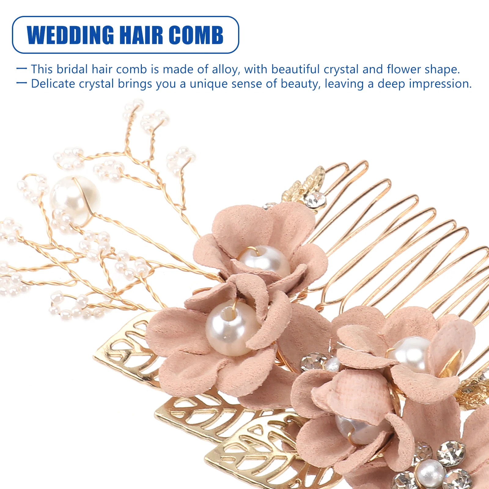 

Wedding Hair Comb Purple Crystal Alloy Bridal Accessories Women Party Prom Engagement Anniversary Special Occasions Hair Pin