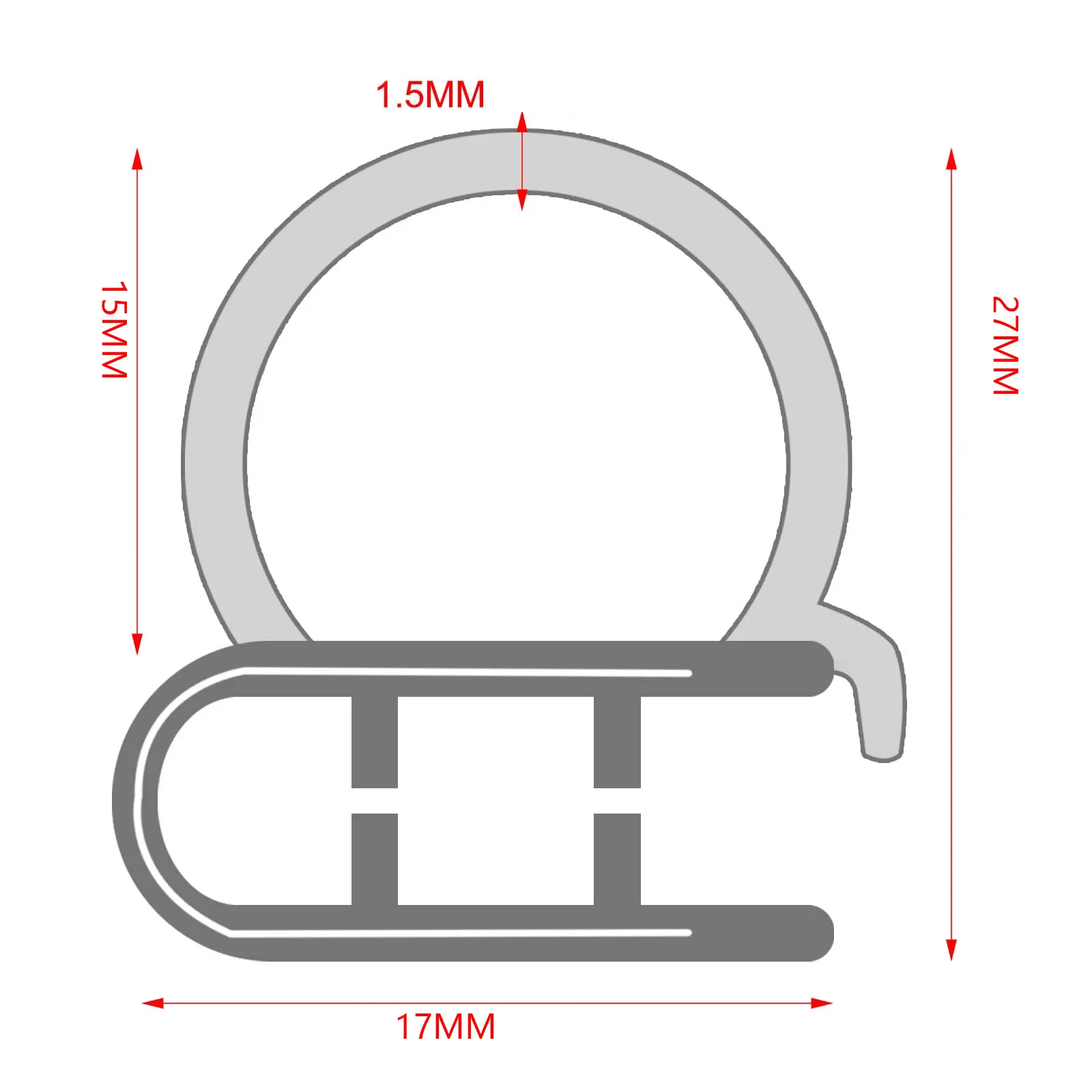 Front Rear Side Sliding Door Bonnet Rubber Body Seal Weatherstrir  For Mercedes Benz Sprinter W903 W906 W907 W901 VW Crafter LT