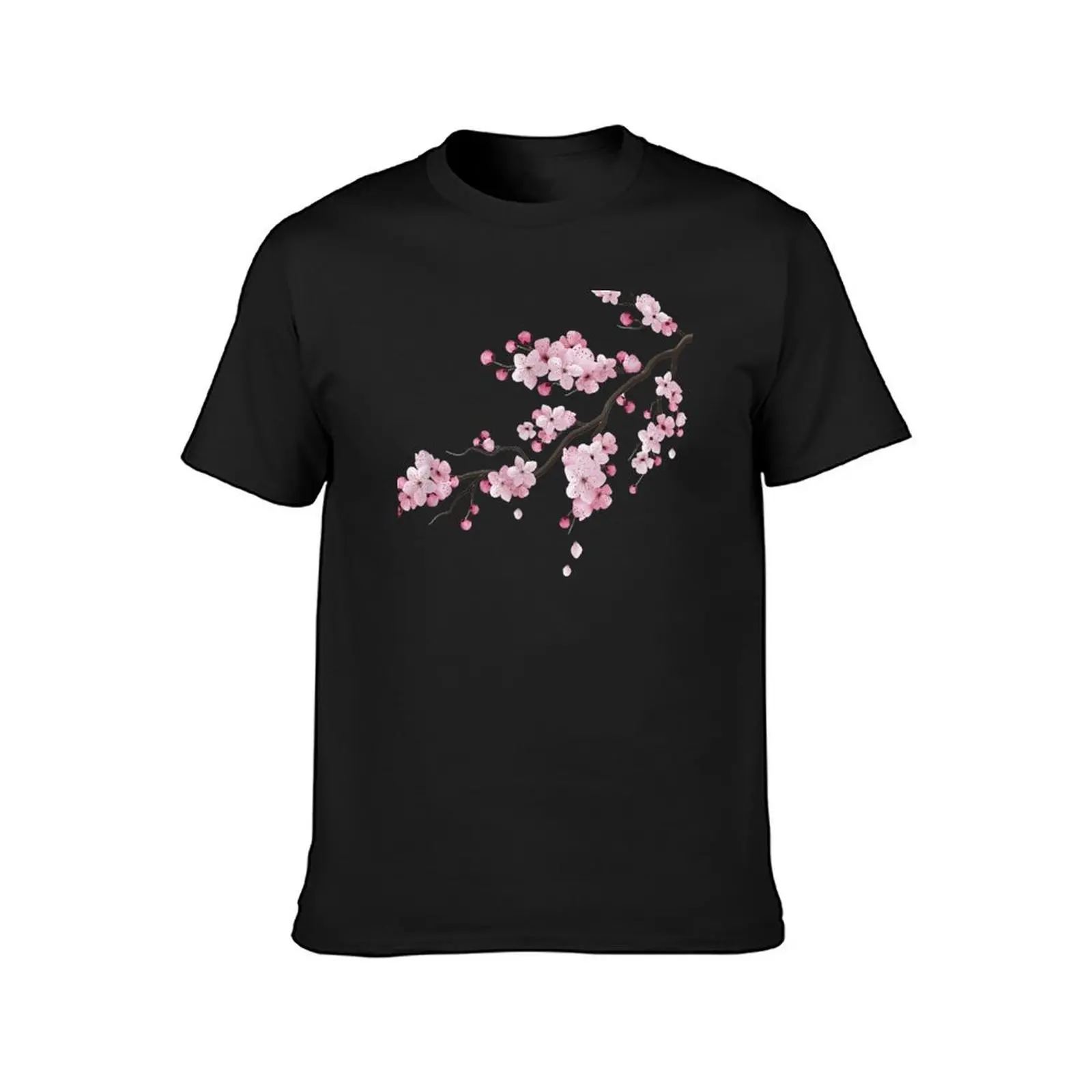 Japanese Sakura Graphic Vintage Cherry Blossom Sakura Tree T-Shirt plus sizes Aesthetic clothing men graphic t shirts