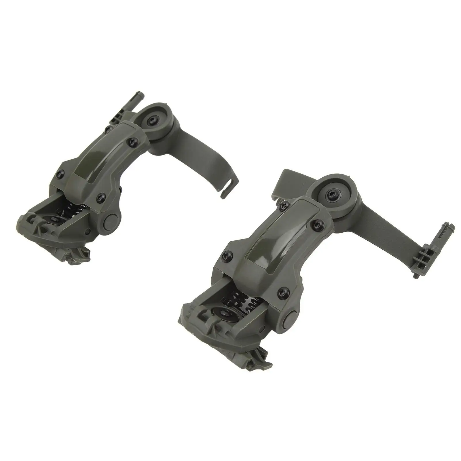 Adjustable Nylon Headset  Mount Bracket Lightweight Multi Angle Rotation Helmet Adapter for Tactical Gear