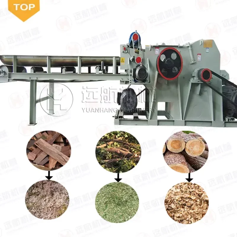 Efficient precise drive shaft motor for wood chipper eaves timber wood crusher shredder waste log pallet chipper